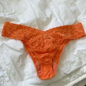 Hanky Panky Stretch Lace Thong, One Size